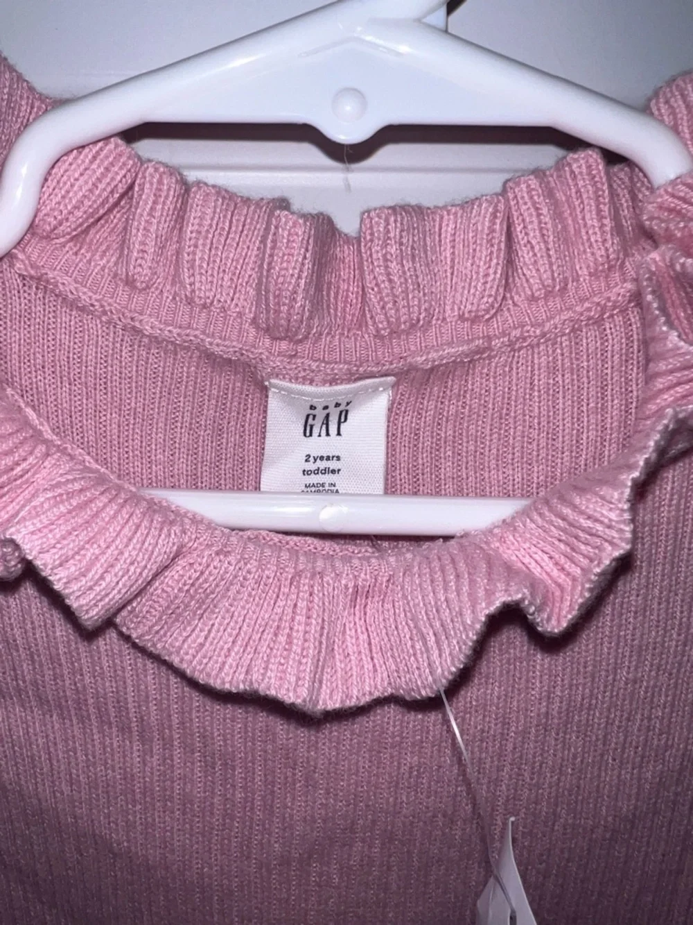 2T Pink Gap Sweater Dress
